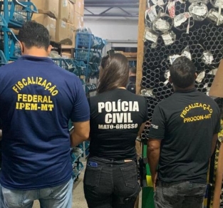 Operação conjunta apreende 29,5 mil metros de cabos e fios de eletricidade adulterados em SINOP